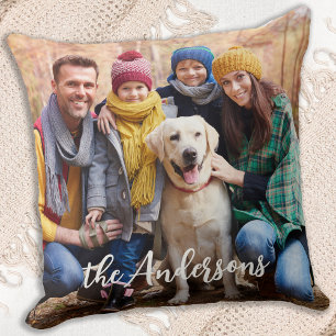 Cojín Decorativo Navidades modernos personalizados con fotografía d