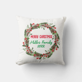 Cojín Decorativo Navidades modernos personalizados escriben Navidad