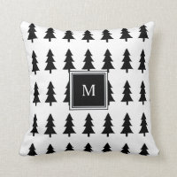 Navidades monográficos familiares de árboles negro