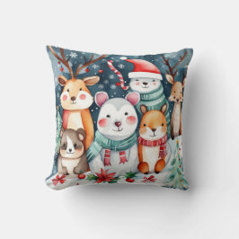 Cojín Decorativo Navidades Navidades temáticos lindos animales