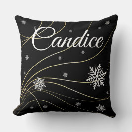 Cojín Decorativo Navidades negros estilo almohadas.