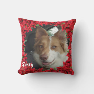 Cojín Decorativo Navidades Nombre Mascota personalizado/ Foto