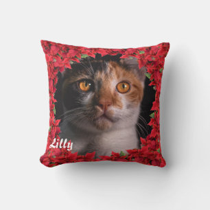 Cojín Decorativo Navidades Nombre Mascota personalizado/ Foto