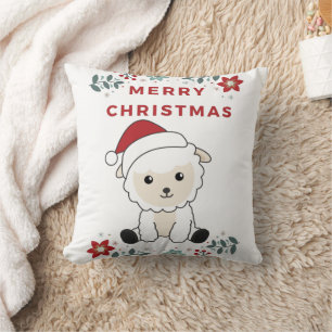 Cojín Decorativo Navidades ovinos ovejan animales de invierno