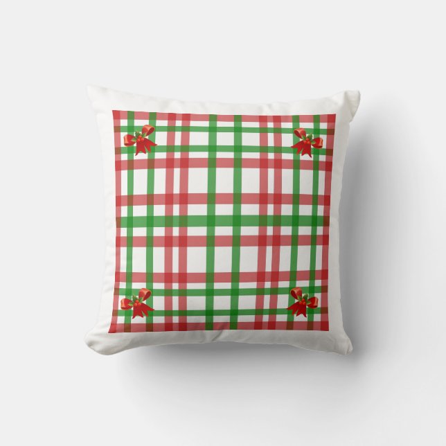 Cojín Decorativo Navidades País Plaid Pillow (Anverso)