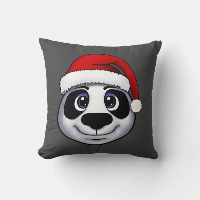 Cojín Decorativo Navidades Panda (Anverso)
