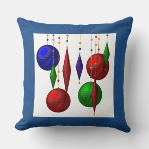 Cojín Decorativo navidades pelean sobre fondo blanco