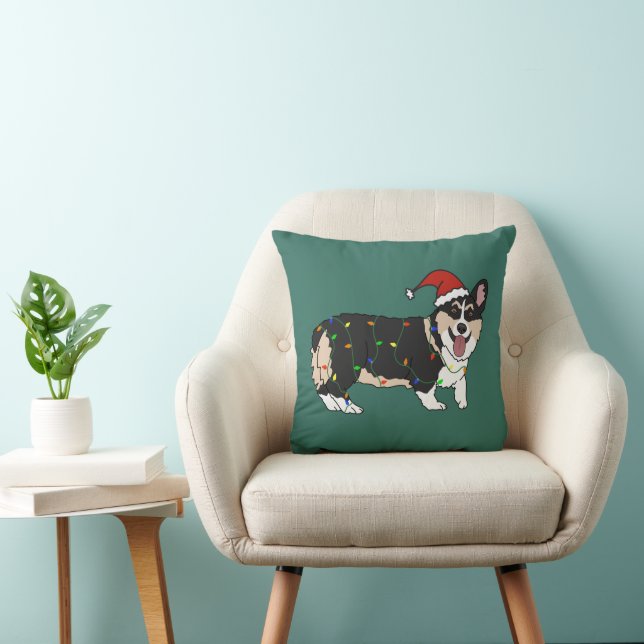 Cojín Decorativo Navidades Pembroke Welsh Corgi (Silla)