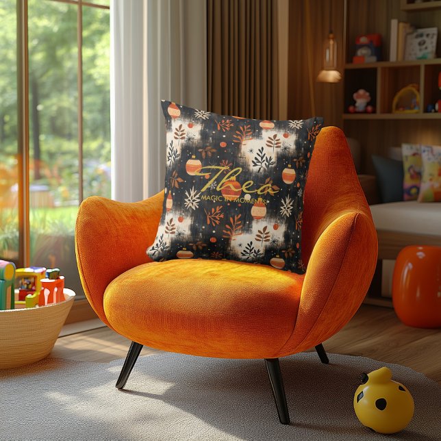 Cojín Decorativo Navidades personalizados con ornamentos festivos y (Subido por el creador)