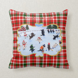 Cojín Decorativo Navidades personalizados Patinaje sobre hielo en L