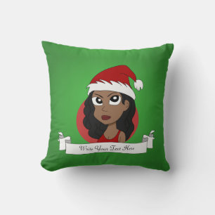 Cojín Decorativo Navidades personalizados personalizado chica