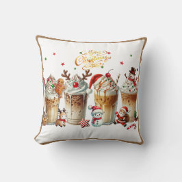 Cojín Decorativo Navidades Pillow con tazas de café