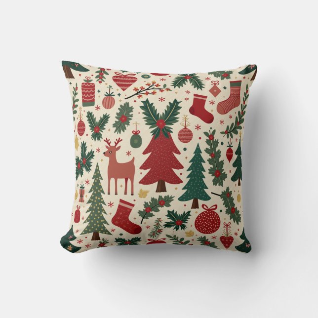Cojín Decorativo Navidades Pillow Cushion (Editar) (Anverso)