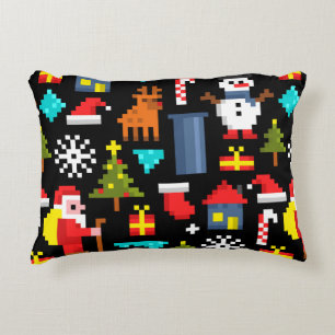 Cojín Decorativo Navidades Pixel