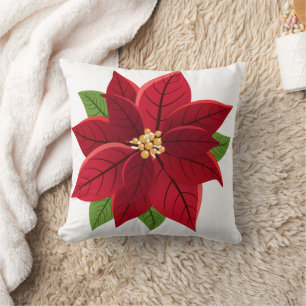 Cojín Decorativo Navidades Poinsettia