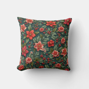 Cojín Decorativo Navidades Poinsettia Pillow Cushion