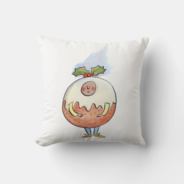 Cojín Decorativo Navidades Pudding (Anverso)