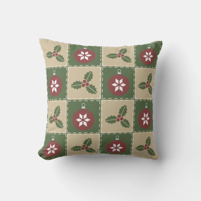 Cojín Decorativo Navidades Quilt Pillow (Anverso)
