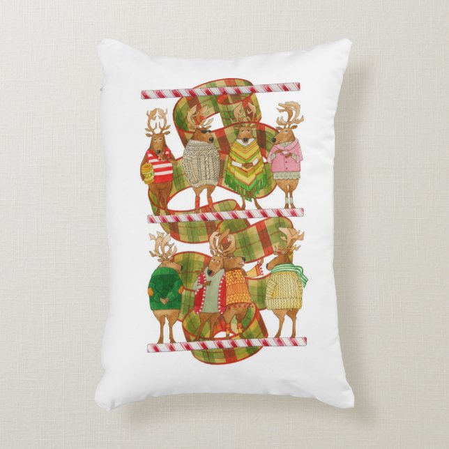 COJÍN DECORATIVO NAVIDADES REINDEER ÉXITO (Frente (Vertical))