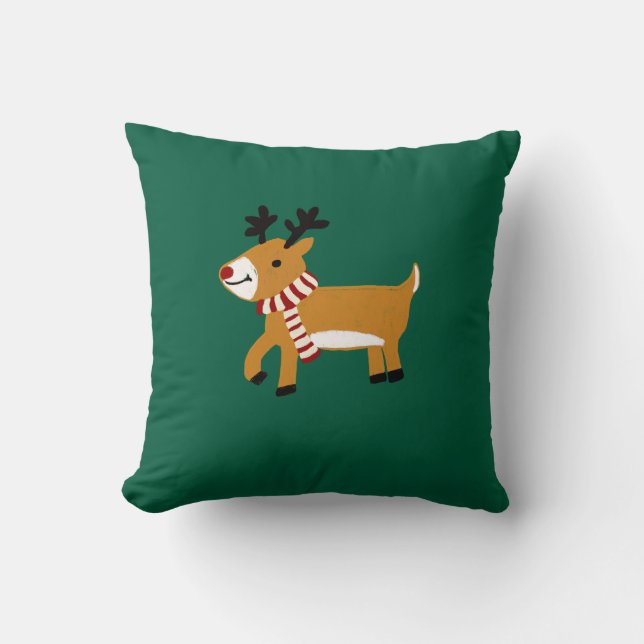 Cojín Decorativo Navidades renos (Anverso)