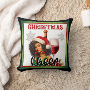 Cojín Decorativo Navidades retro Cheer Pinup