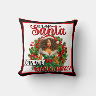 Cojín Decorativo Navidades Retro Se Pinchan Querido Papá Noel Podem