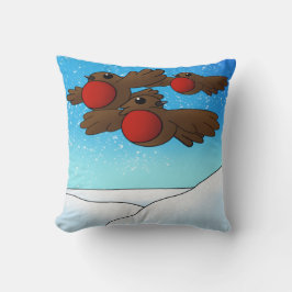 Cojín Decorativo Navidades Robin Birds