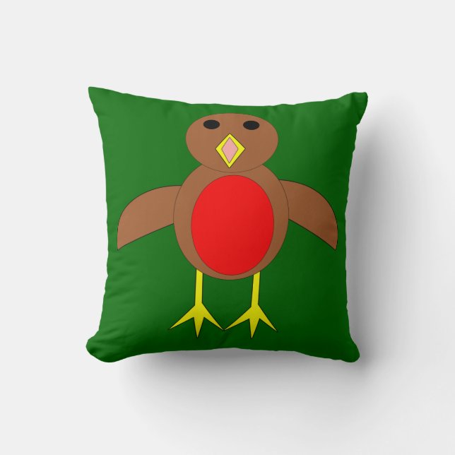 Cojín Decorativo Navidades Robin Pillow (Anverso)