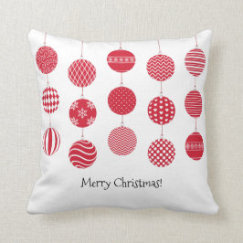 Cojín Decorativo Navidades rojos Bolas Pillow
