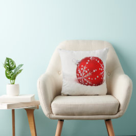 Cojín Decorativo Navidades Rojos Pelean Con Snowflake
