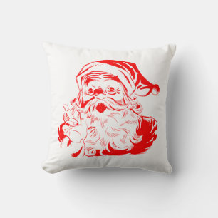 Cojín Decorativo Navidades rojos y blancos de Santa Claus