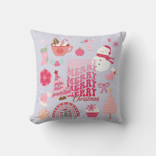 Cojín Decorativo Navidades rosados