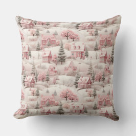 Cojín Decorativo Navidades rosados de época
