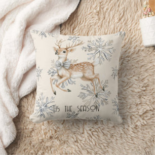 Cojín Decorativo Navidades rusos de moda crean copos de nieve de ve