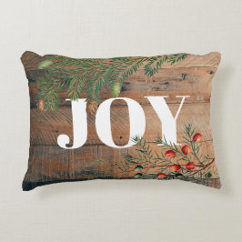 Cojín Decorativo Navidades Rustic Wood Joy Xmas