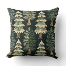 Navidades Rústicos Árboles Evergreen