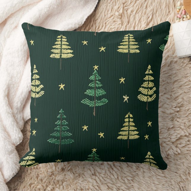 Cojín Decorativo Navidades Rústicos Pine Trees (Manta)