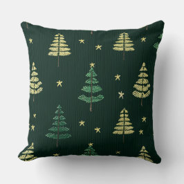 Cojín Decorativo Navidades Rústicos Pine Trees