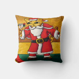 Cojín Decorativo Navidades Santa Darts Cat