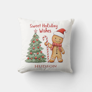 Cojín Decorativo Navidades Santa Gingerbread Man