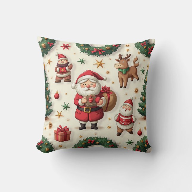 Cojín Decorativo Navidades Santa Pillow Cushion (Anverso)