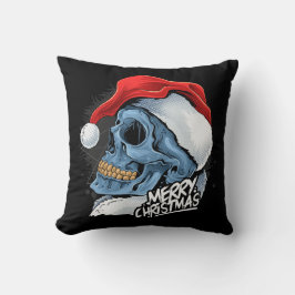 Cojín Decorativo Navidades Santa Skull