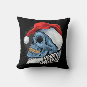 Cojín Decorativo Navidades Santa Skull