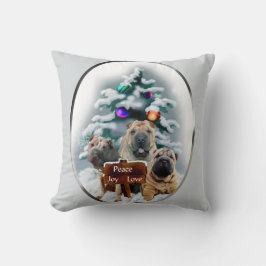 Cojín Decorativo Navidades Shar-Pei de China