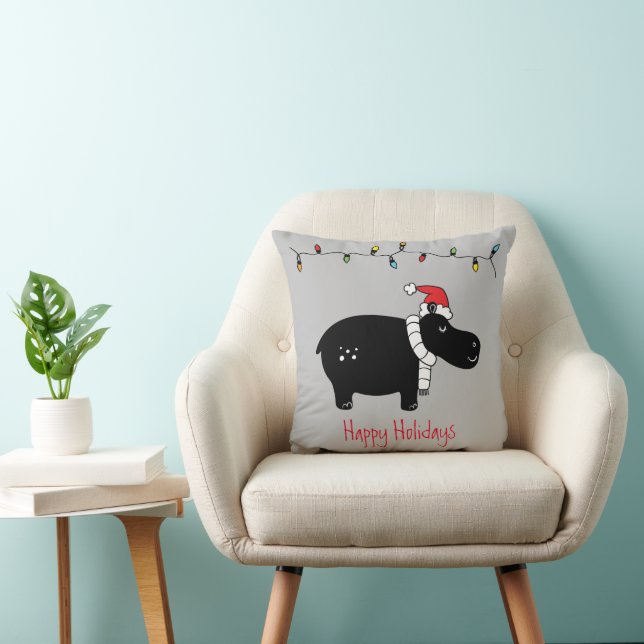 Cojín Decorativo Navidades singulares Hippo (Silla)