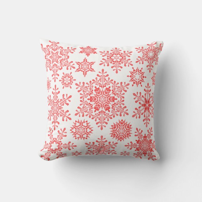 Cojín Decorativo Navidades Snowflakes (Anverso)