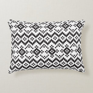 Cojín Decorativo Navidades Snowflakes Fair Isle Seamless Patternart