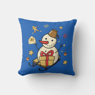 Cojín Decorativo Navidades Snowman