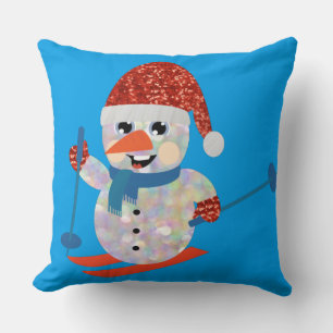 Cojín Decorativo navidades snowman