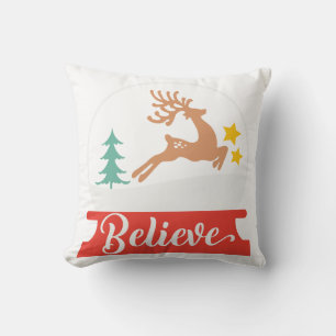 Cojín Decorativo Navidades: Sólo crea (en Santa y reno)